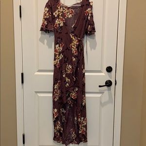 Wrap dress size large